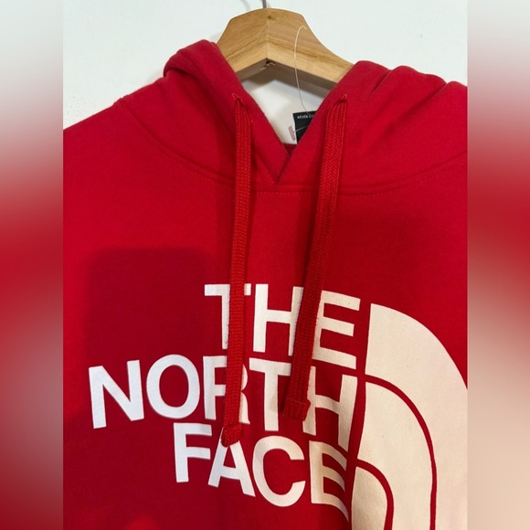The North Face Red Pullover Hoodie Sweatshirt Men’s Size M - Picture 4 of 9